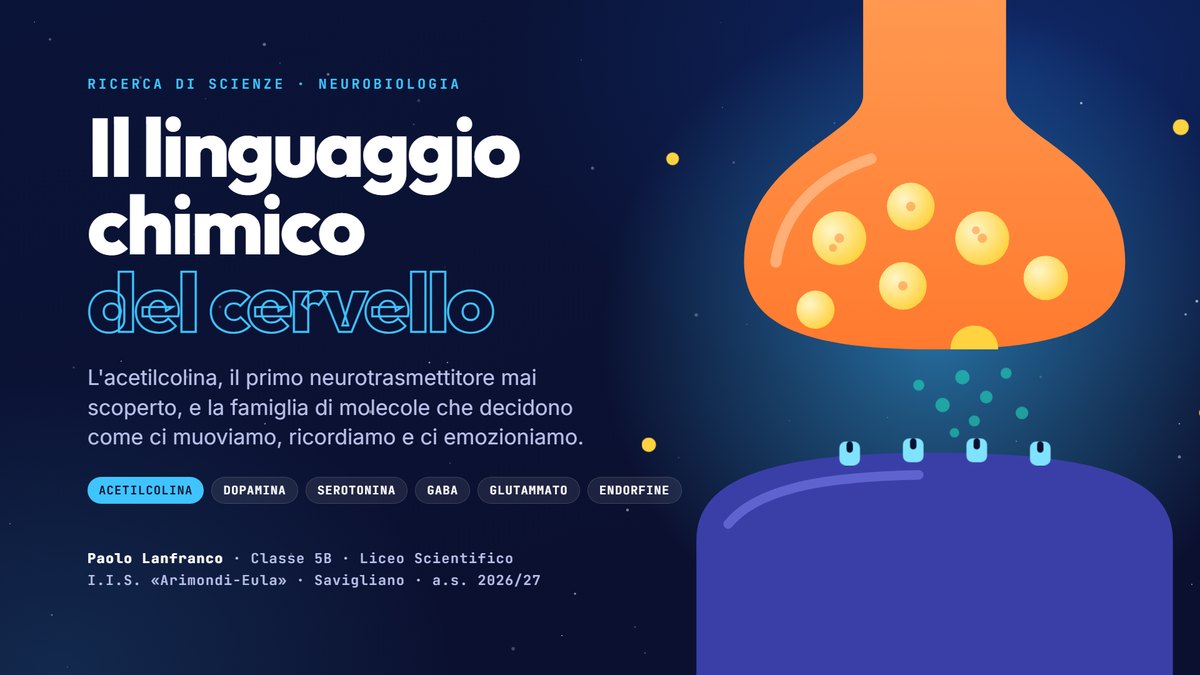 Copertina: Il linguaggio chimico del cervello